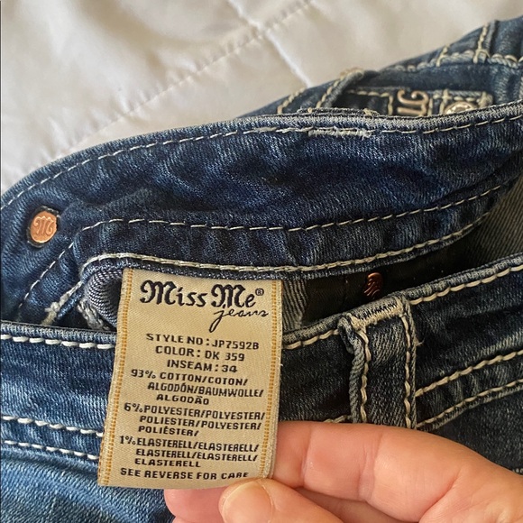 Miss Me Dark Blue Boot Cut Jeans - Picture 4 of 4